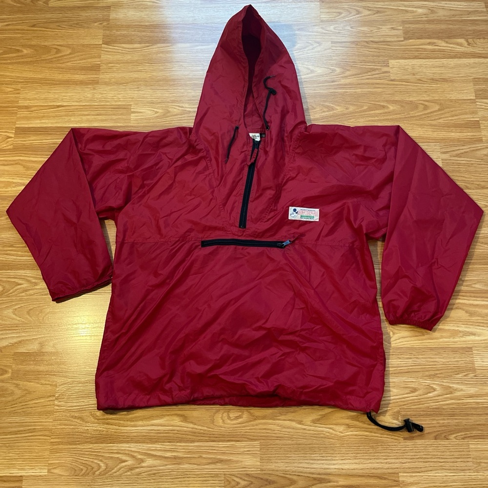 Red Vintage Walt Disney World windbreaker